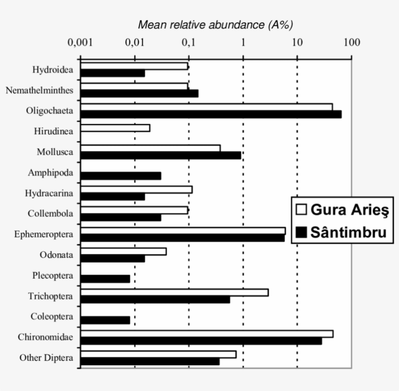 Benthic Macroinvertebrates Communities' Structure From - Diagram, transparent png #8879757