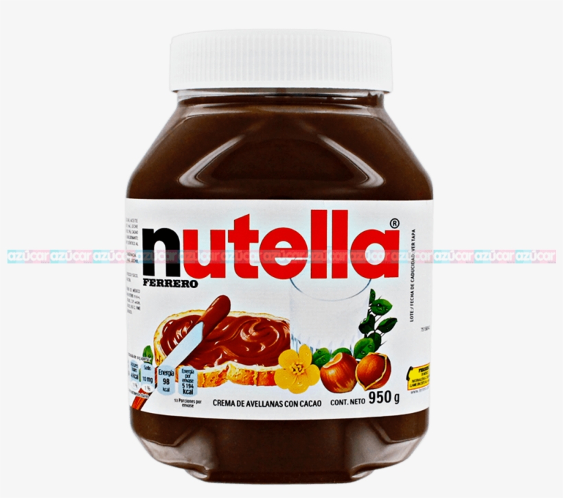 Ferrero Nutella 4/950g Ferrero - Nutella Ferrero 750g, transparent png #8879845