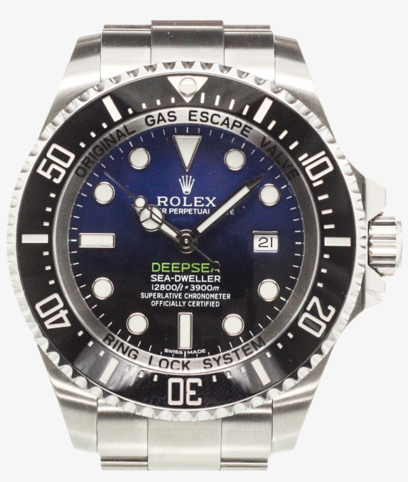 Rolex Deepsea D-blue - Rolex Submariner, transparent png #8879846