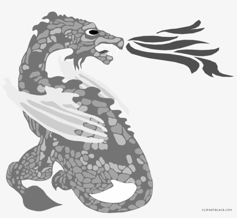 Fire Breathing Dragon Clipart - Dragon, transparent png #8879872