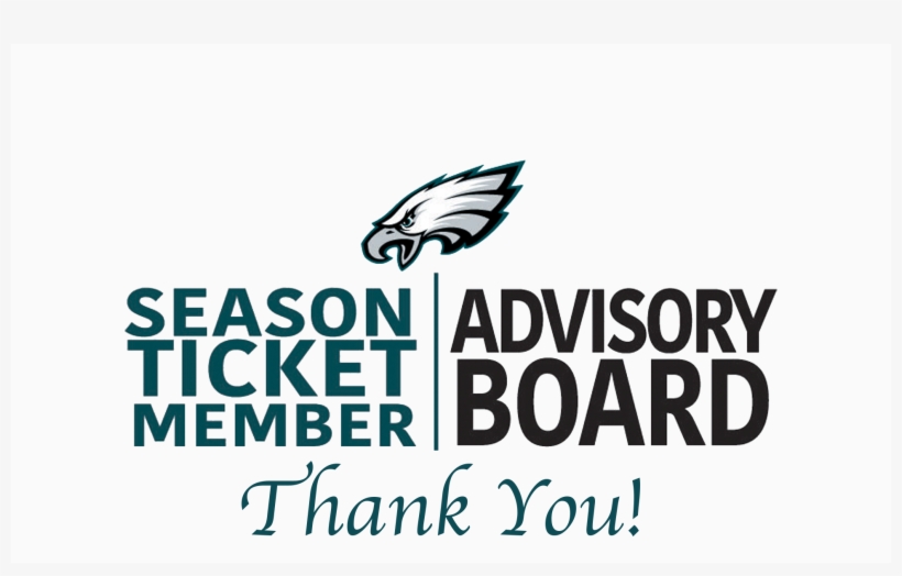 Thank You For Your Interest In The Season Ticket Member - Philadelphia Eagles, transparent png #8880809