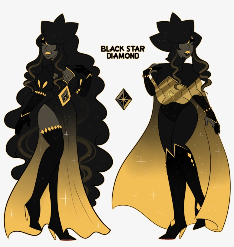Black Star By Sariasong64 - Steven Universe Black Star Diamond, transparent png #8880923