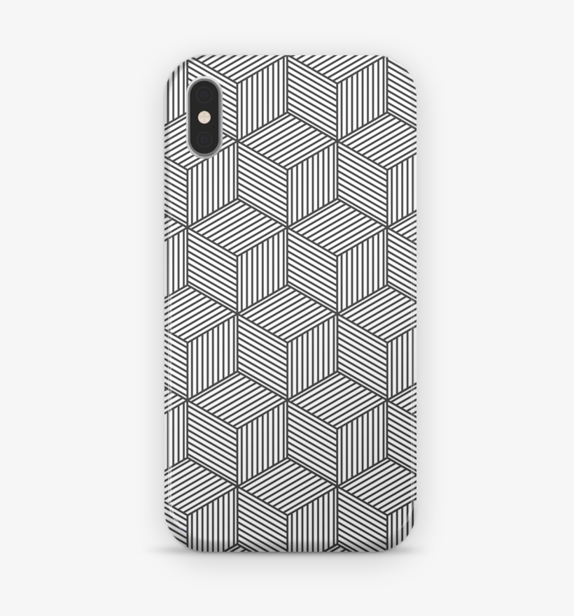 Case Geometric Lines De Renato Kolbergna - Mobile Phone Case, transparent png #8880925