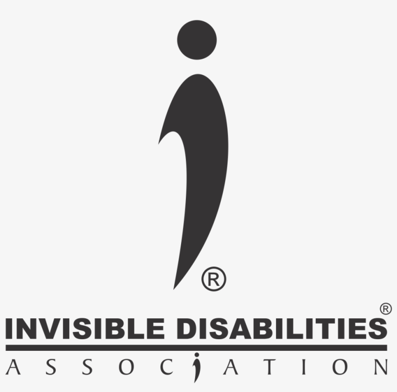 Invisible Disabilities Association Logo Black - Swoosh, transparent png #8881123