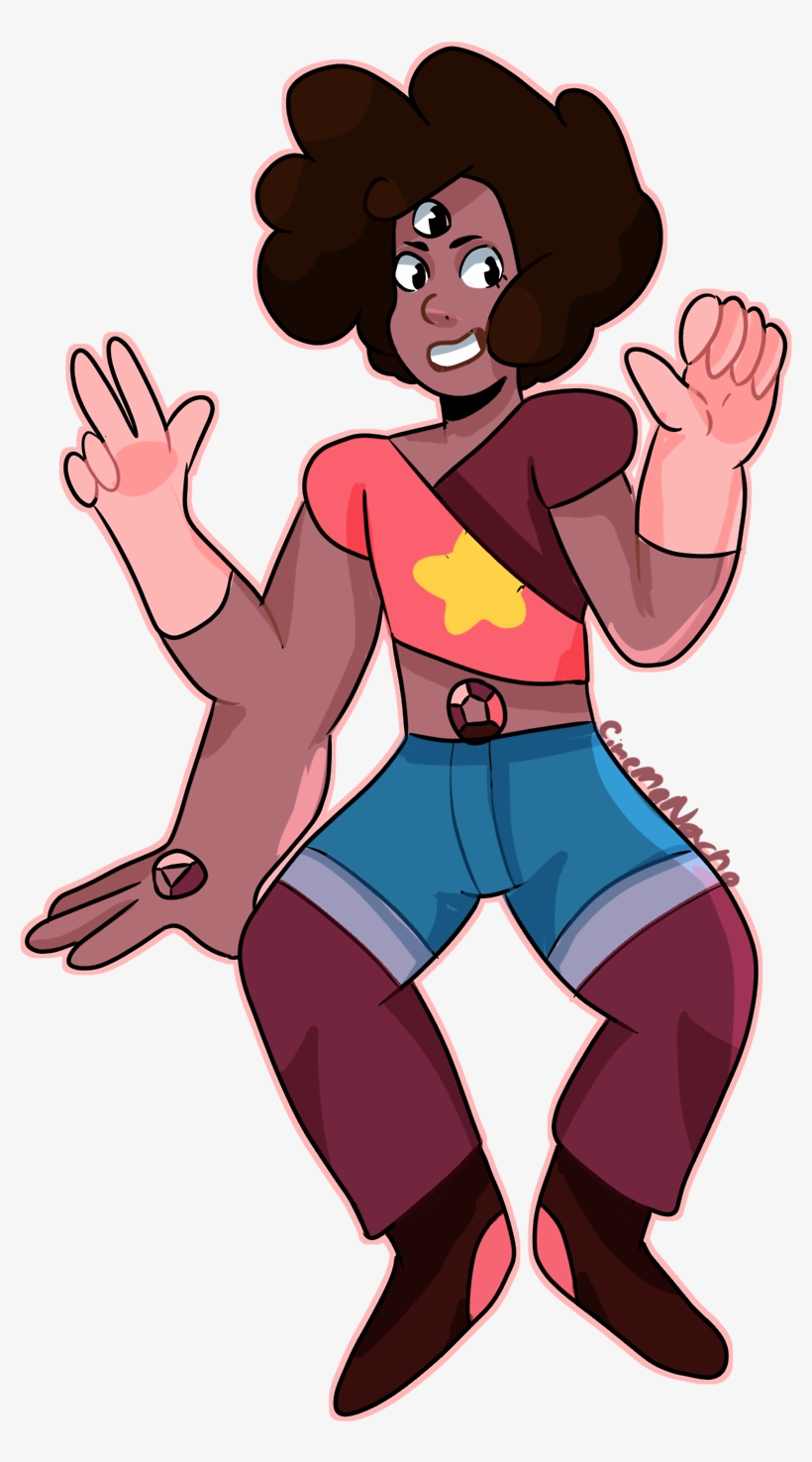 Look Its A Fusion I Uploaded This A While Ago On Youtube - Steven Universe Padparadscha Fusion, transparent png #8881199