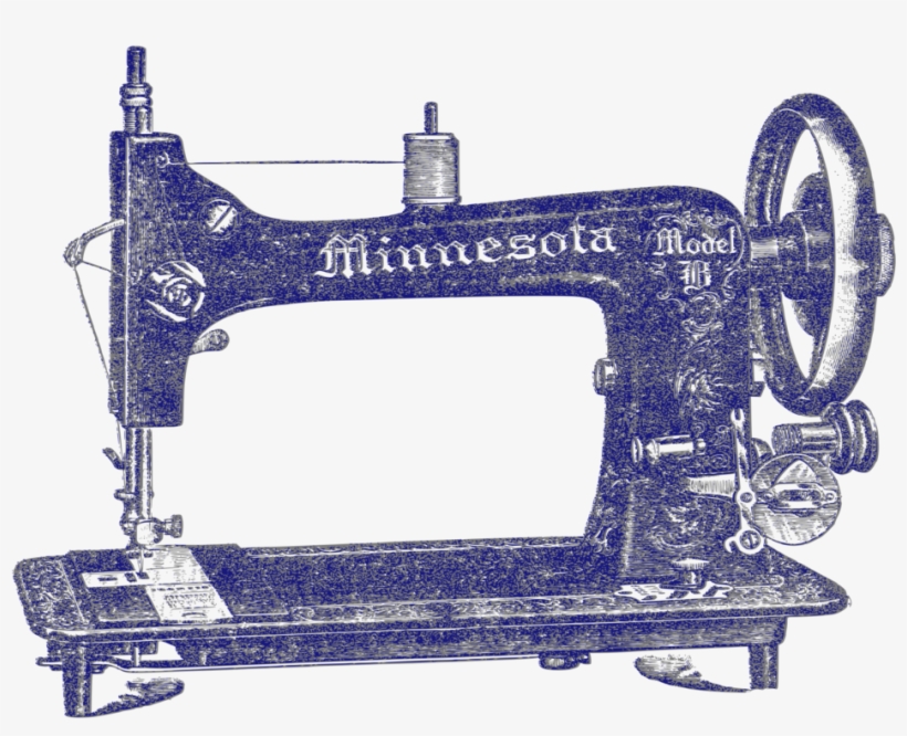 Sewing Machine Clipart Vintage Needle Thread - Sewing Machine Png Vintage, transparent png #8881822