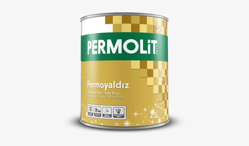 Permoyaldız Altın Bronz Bakır Yaldız Boya - Ahşap Koruyucu Vernik, transparent png #8881968