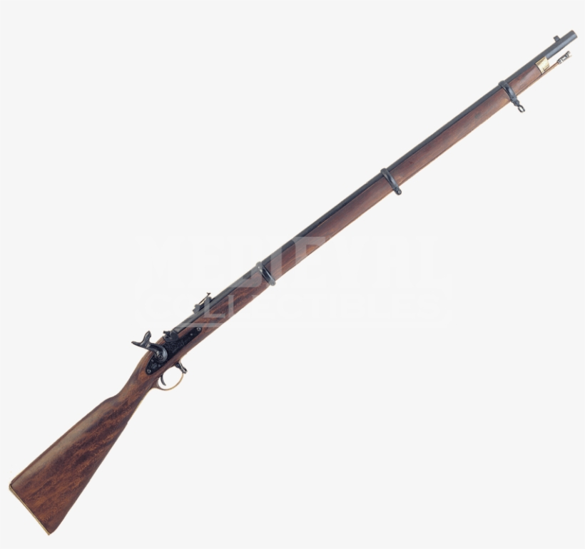 Black 1853 Civil War Enfield Rifle Musket - Things Fall Apart Gun, transparent png #8882771