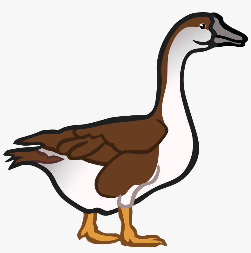 Geese Migration Clipart Cartoon Bird - Goose Clipart, transparent png #8882814