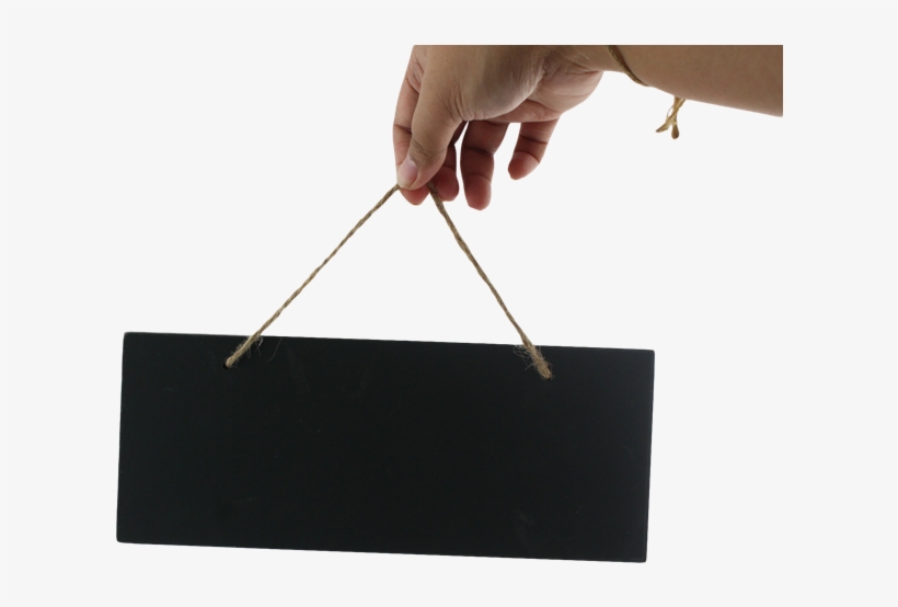 Hangable Small Blackboard - Handbag, transparent png #8882972