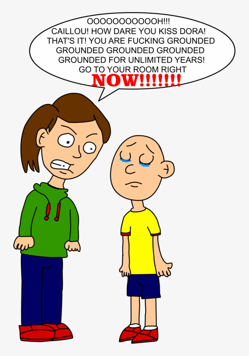 Can Somebody Please Make Evil Caillou Gets Grounded - Grounded Caillou, transparent png #8882977