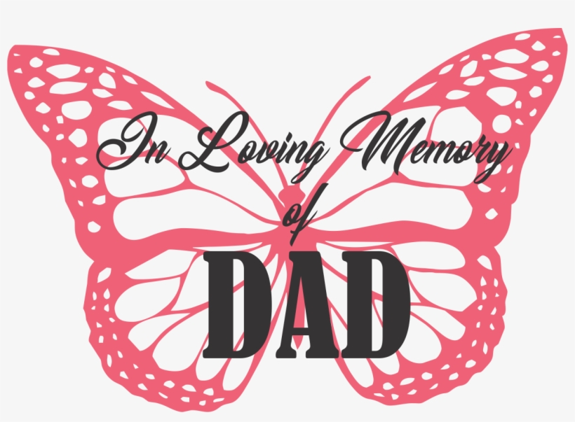 In Loving Memory Of Dad - Different Colors Of Butterfly, transparent png #8883067