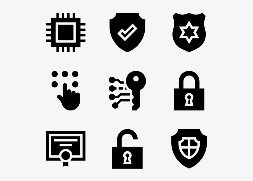 Secret Service - Microchip Icon Png, transparent png #8883773