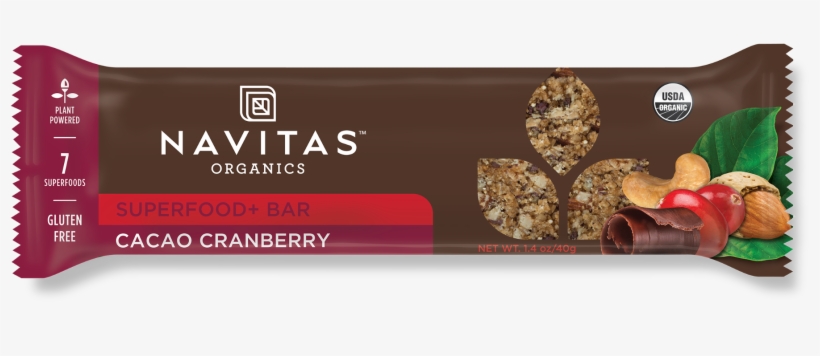 Superfood Cacao Cranberry Bar - Chocolate Bar, transparent png #8883808