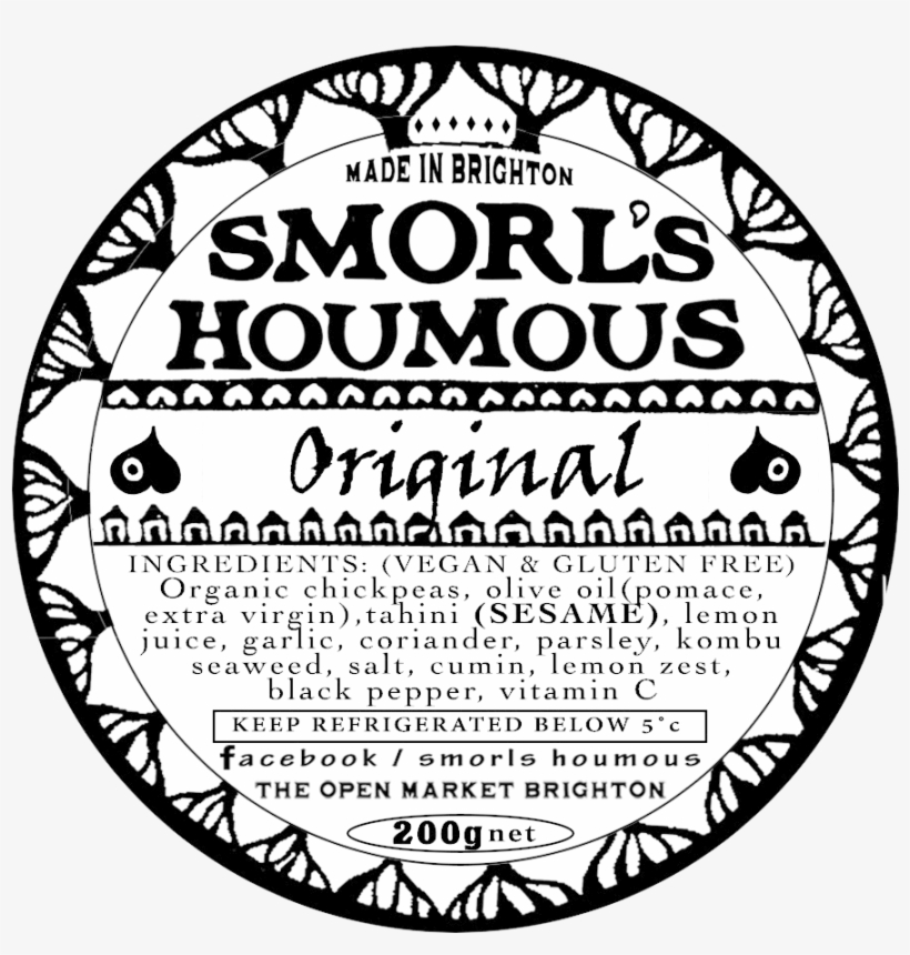 Smorls Original Houmous - Smorls Thunder Garlic Hummus, transparent png #8884043