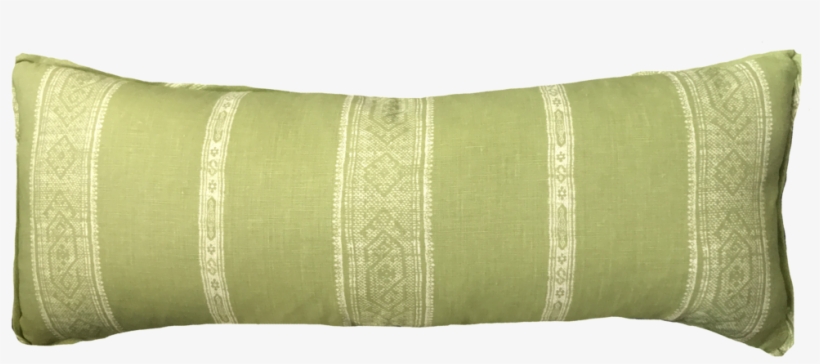 Patmos Reverse Stripe Parsley Pillow - Cushion, transparent png #8884115