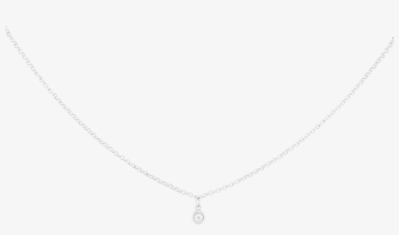 Mejuri Sapphire Choker In Silver $55 - Silver Simple Necklace Design, transparent png #8884117