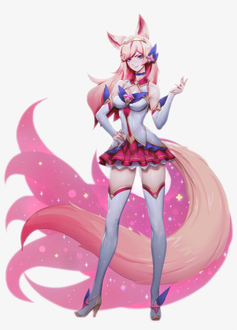 Ahri Sticker - Star Guardian Ahri Render, transparent png #8884119