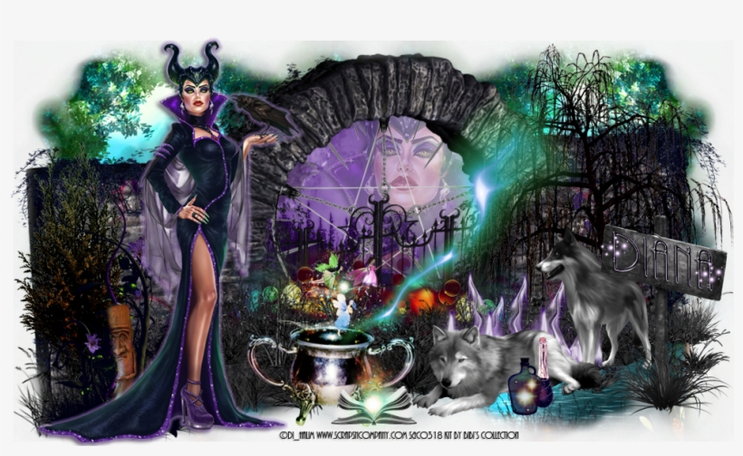 Matching Kit 'maleficent 1&2' By Bibi's Collection - Illustration, transparent png #8884758