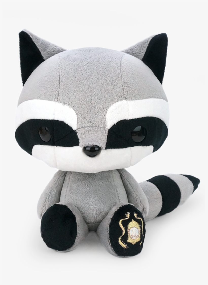 Cute Bellzi Raccoon Stuffed Animal Plush Toy - Cute Raccoon Stuffed Animal, transparent png #8884956