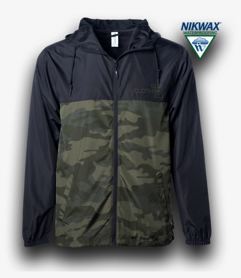 Home / Cycling Apparel / Shells / Stacked Logo Packable - Camo Windbreaker, transparent png #8885279