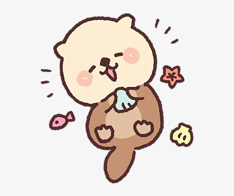 580 X 640 7 - Sea Otter Kawaii, transparent png #8885837