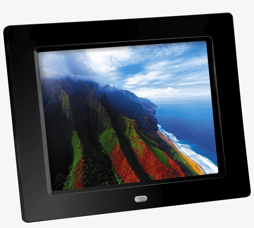Digital Photo Frame - Braun Digiframe 82 20,32cm Hardware/electronic, transparent png #8886462