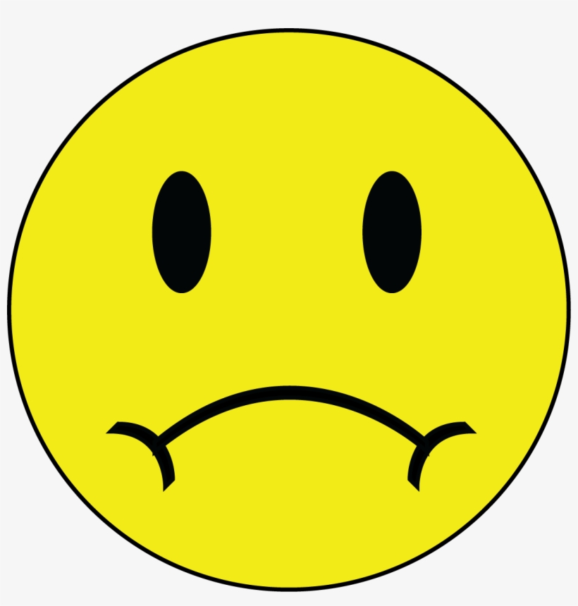 Smile And Frown Face N2 - Annoyed Face Clip Art, transparent png #8886603