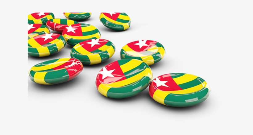 Illustration Of Flag Of Togo - Inflatable, transparent png #8886651