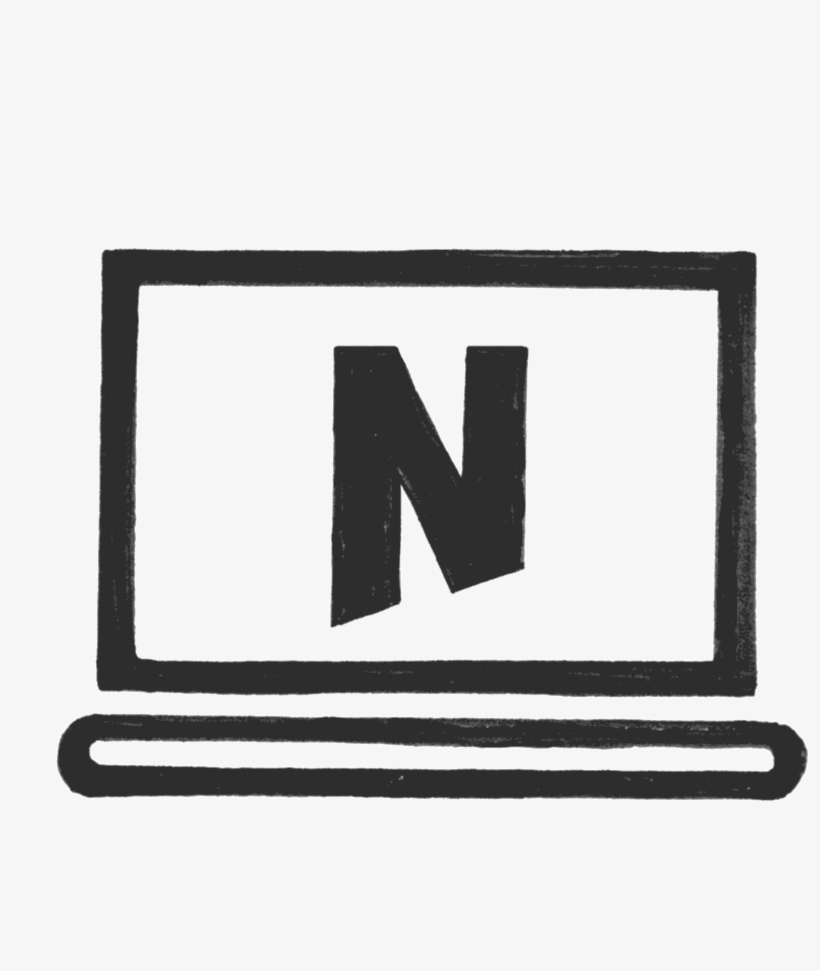 Website Netflix Icon Transparent - Sign, transparent png #8886687
