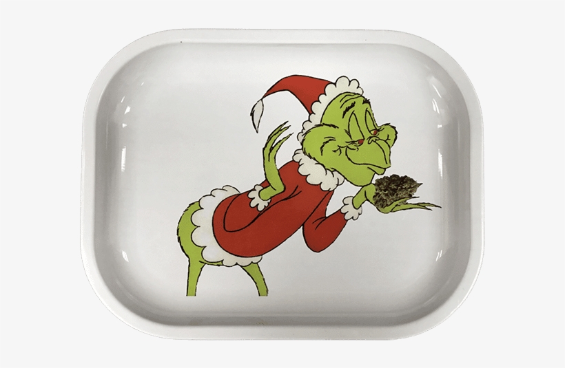 Cannabox December 2017 Grinch Tray - Cartoon The Grinch Clipart, transparent png #8886776