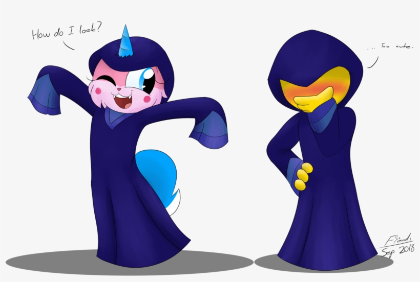 “ Master Frown Blushes Over Unikitty's New Look - Unikitty X Master Frown, transparent png #8886905