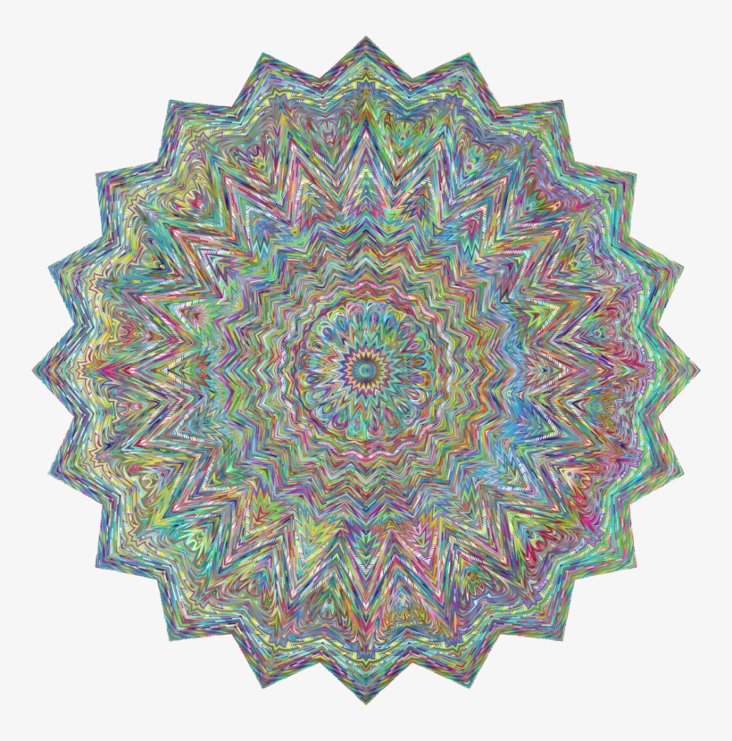 Mandala High Art - Psychedelic Art, transparent png #8887364