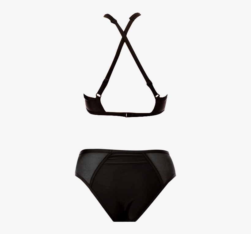 Kale Bikini Top- Black - Swimsuit Bottom, transparent png #8887864