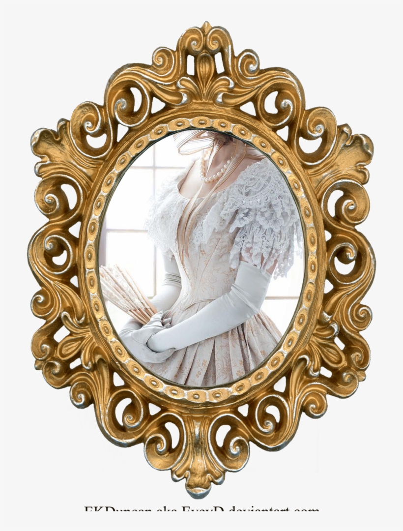 Victoria Sticker - Fancy Picture Frame Oval, transparent png #8888044