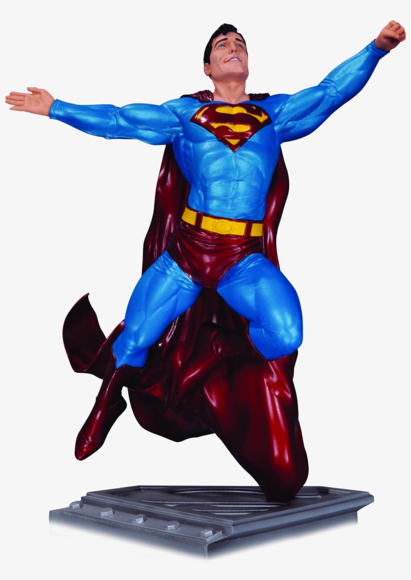 Superman Man Of Steel Statue - Gary Frank Superman Statue, transparent png #8888425