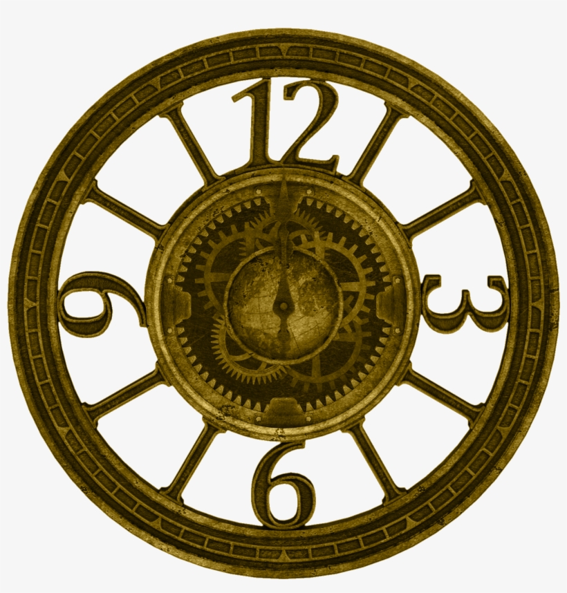 There's An Abundance Of Clocks, Gears, Clusters And - Steampunk Clock Face Png, transparent png #8888473