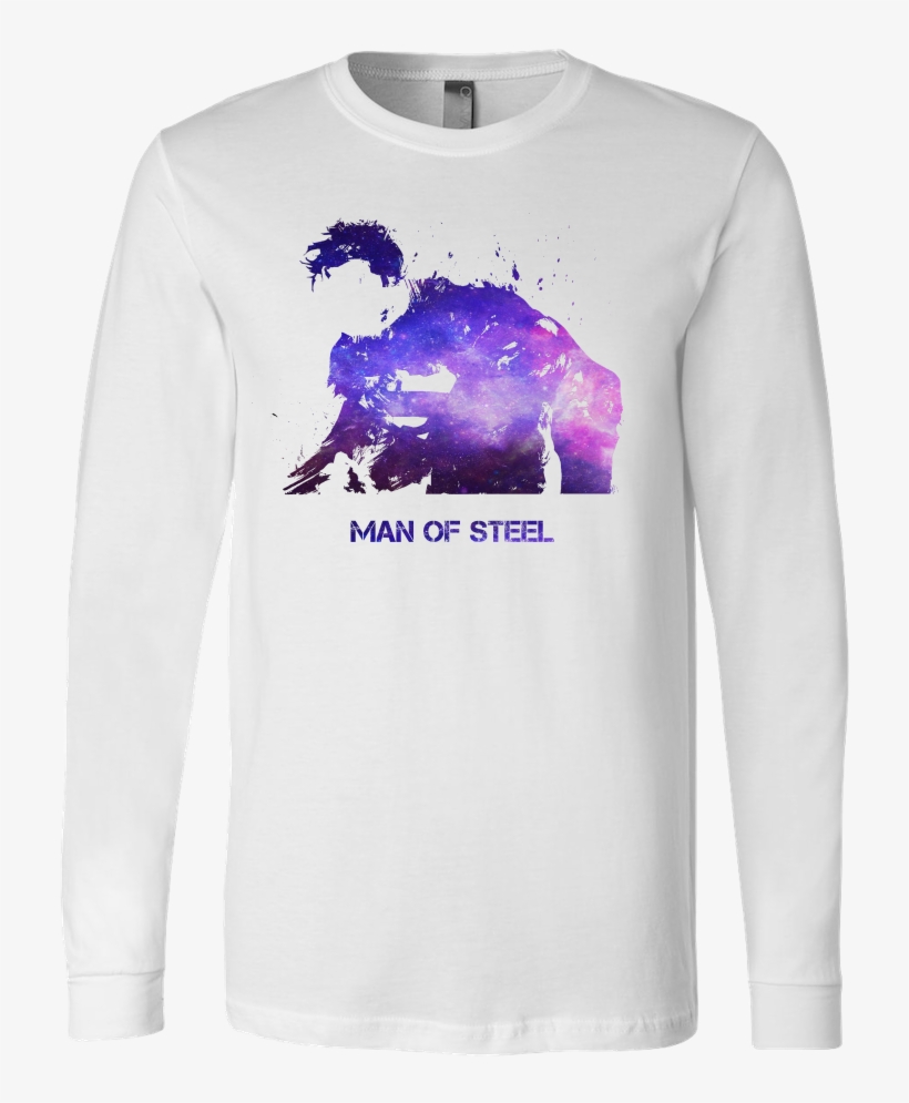Man Of Steel Unique Galaxy Design Unisex Clothing - Superman, transparent png #8888706