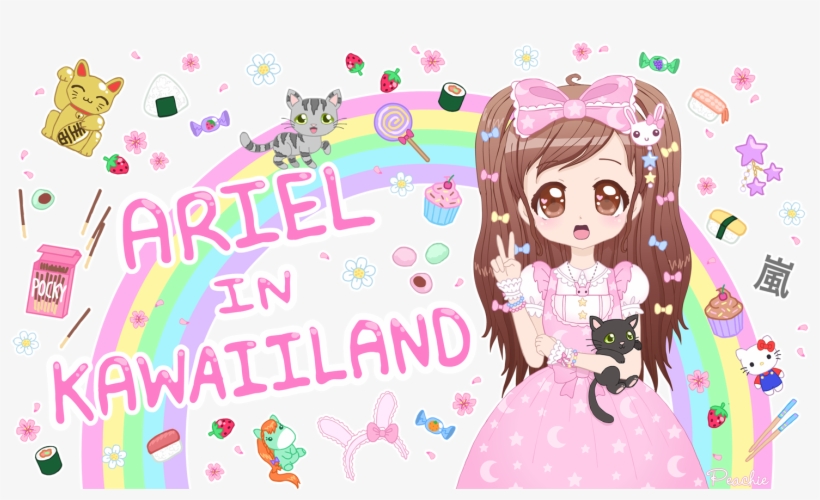 Ariel In Kawaiiland - Doll, transparent png #8888872