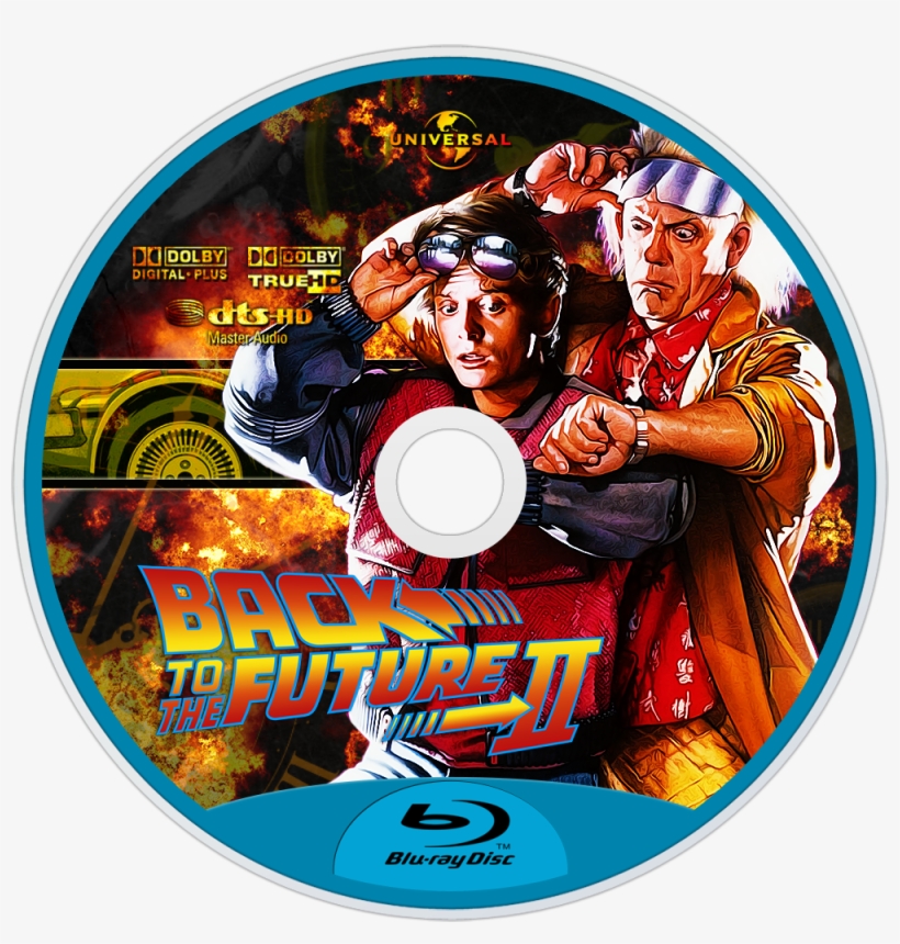 Back To The Future Part Ii Bluray Disc Image - Bar Daylight Savings Time, transparent png #8889138