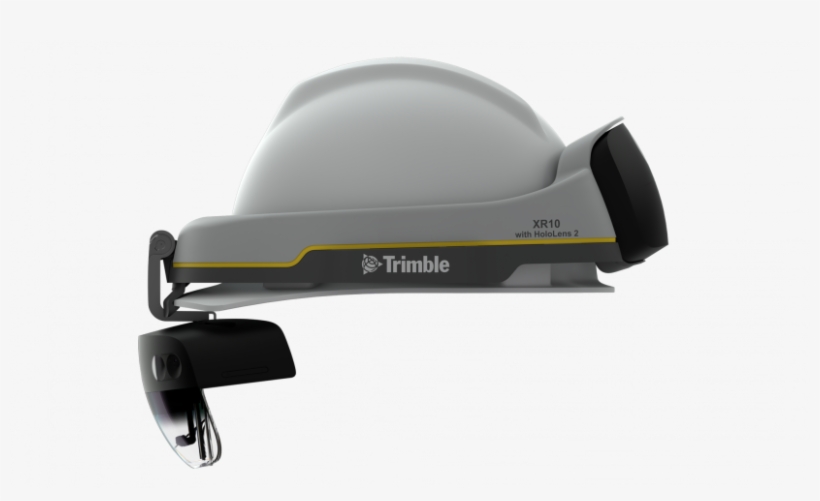 Trimble Updates Its Ar Hard Hat With Microsoft Hololens - Hololens 2 Hard Hat, transparent png #8889691