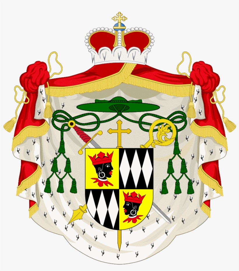 Coa Prince-bishop Of Freising De Eckher Johann Franz - Sweden Coat Of Arms Png, transparent png #8889694