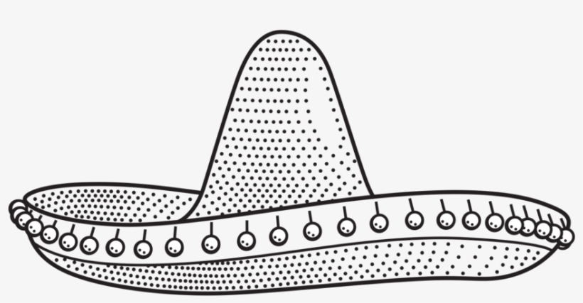 Sombrero Illustration R2 - Sombrero Illustration, transparent png #8890143