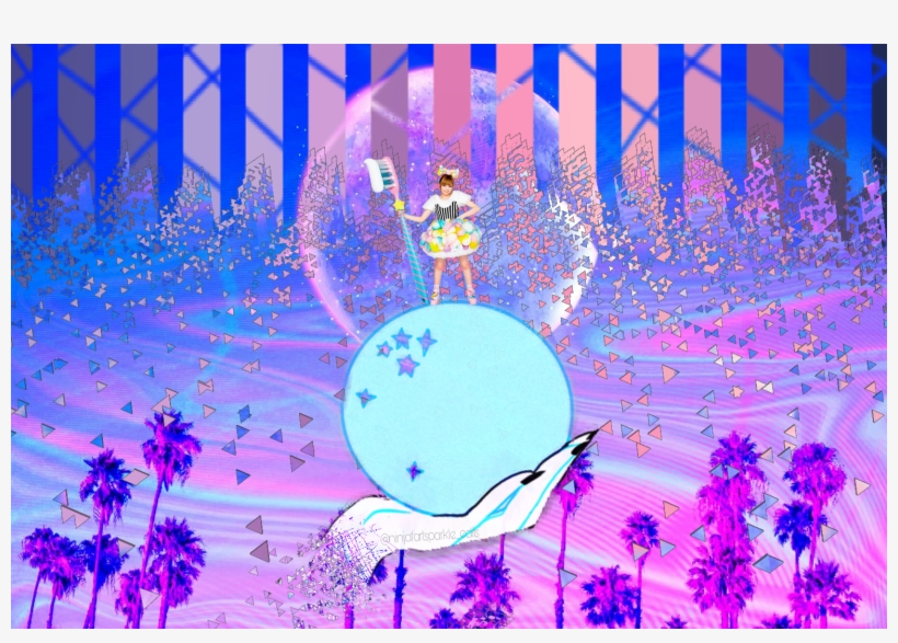 Pastel Aesthetic Vaporwave Grunge Softgrunge Kyarypamyu - Aesthetic Vaporwave Soft Grunge, transparent png #8890458