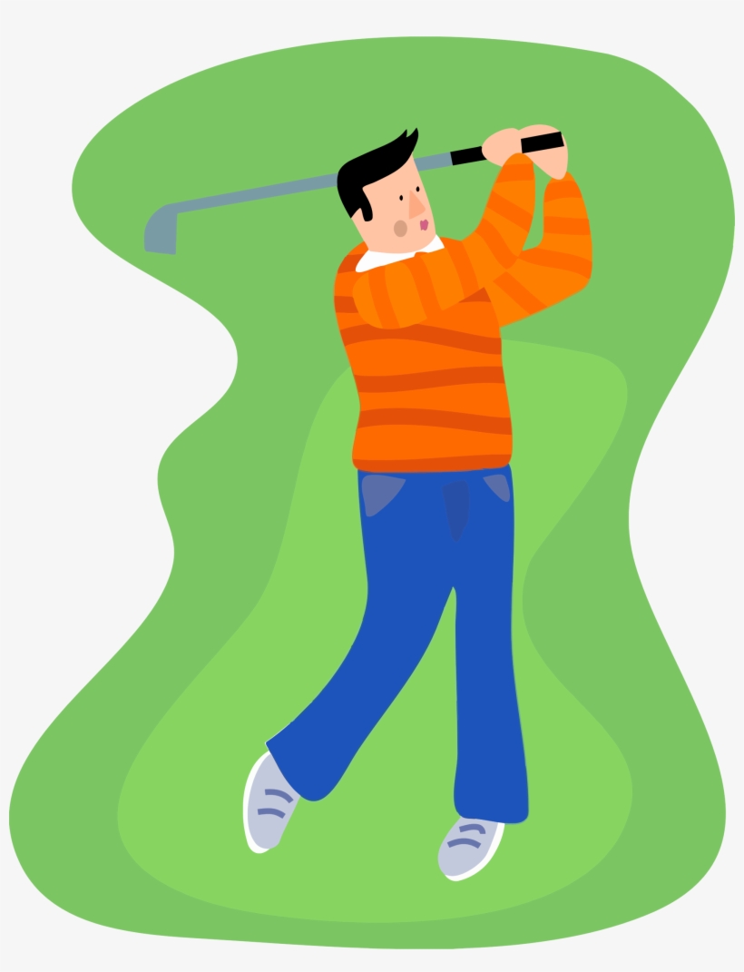 This Free Icons Png Design Of Golfing Guy, transparent png #8890827
