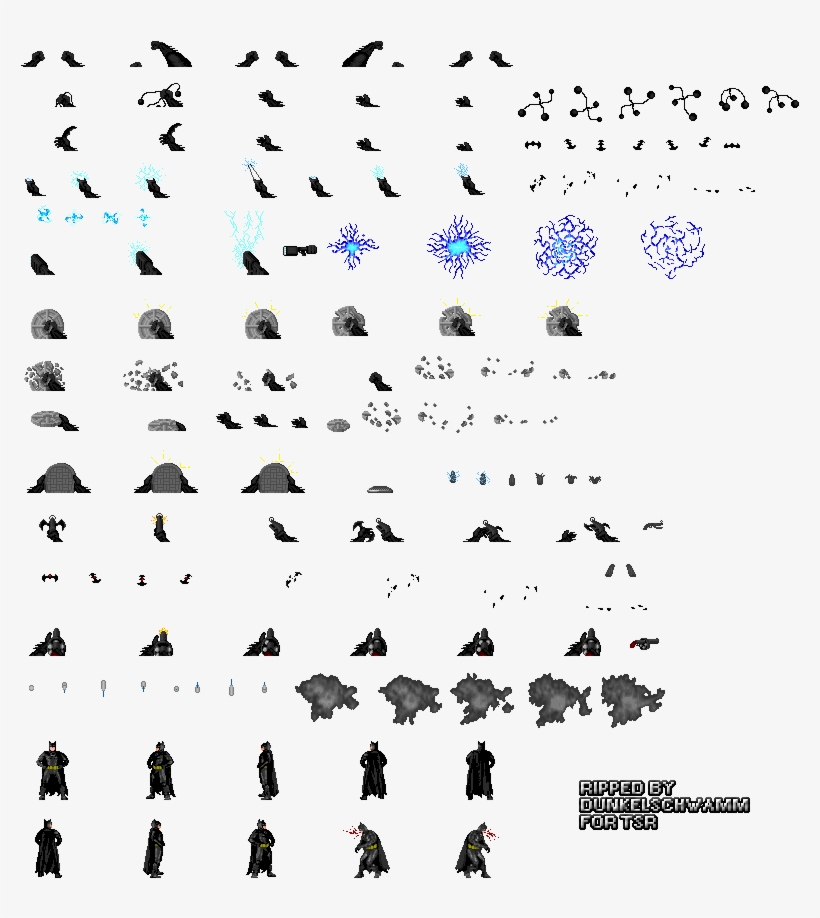 Click For Full Sized Image Batman And Weapons - Silhouette, transparent png #8891062