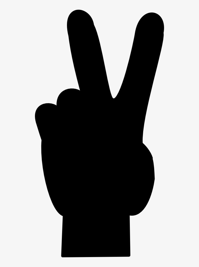 Transparent V Sign Peace Symbol 4 Svg Scalable Vector - Peace Sign Fingers Svg, transparent png #8891241
