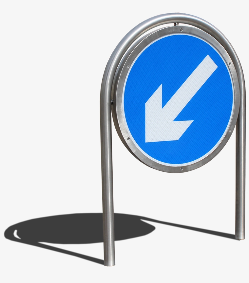 Hoop Led Traffic Bollard - Stainless Steel Sign Hoops, transparent png #8891422