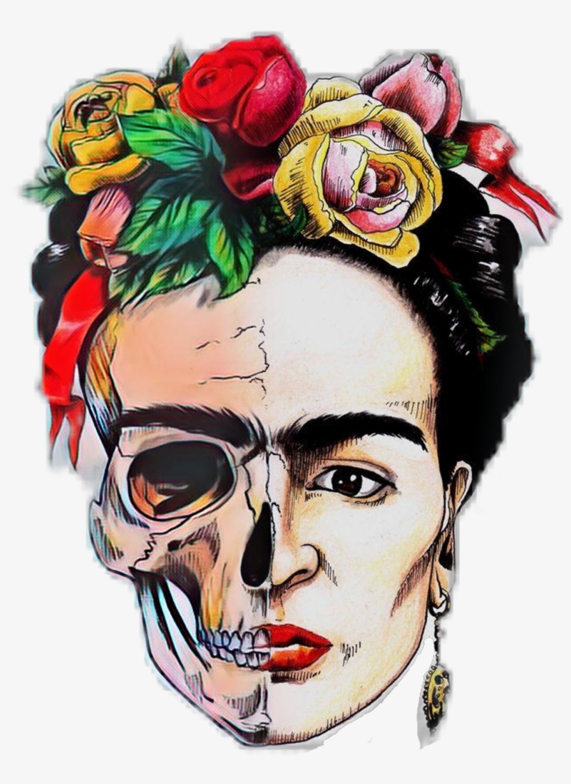 Fridakahlo Sticker - Frida Kahlo, transparent png #8891889