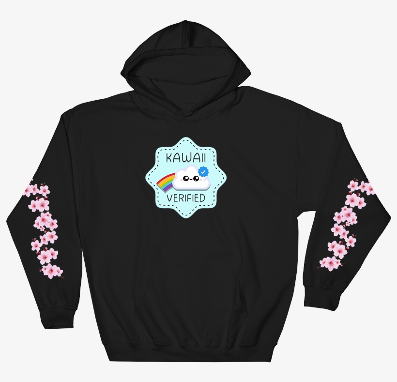 Kawaii Verified - Hoodie - Vegans Ate My Nose, transparent png #8892324